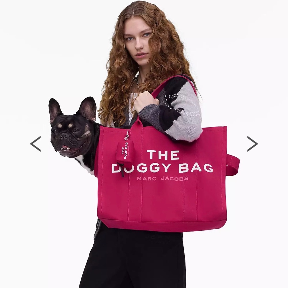 NWT Marc Jacobs The Doggy Bag raspberry pink - Picture 6 of 9
